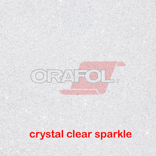 Oracal 851 SPARKLING GLITTER METALLIC - Crystal Clear